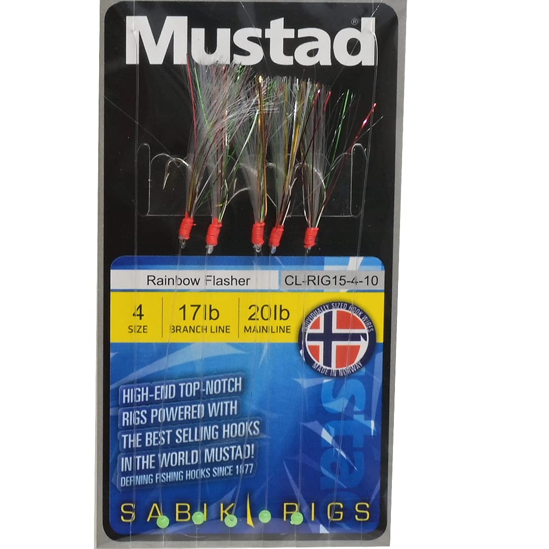 Mustad Mustad Rainbow Flasher rig H4 ML20lb