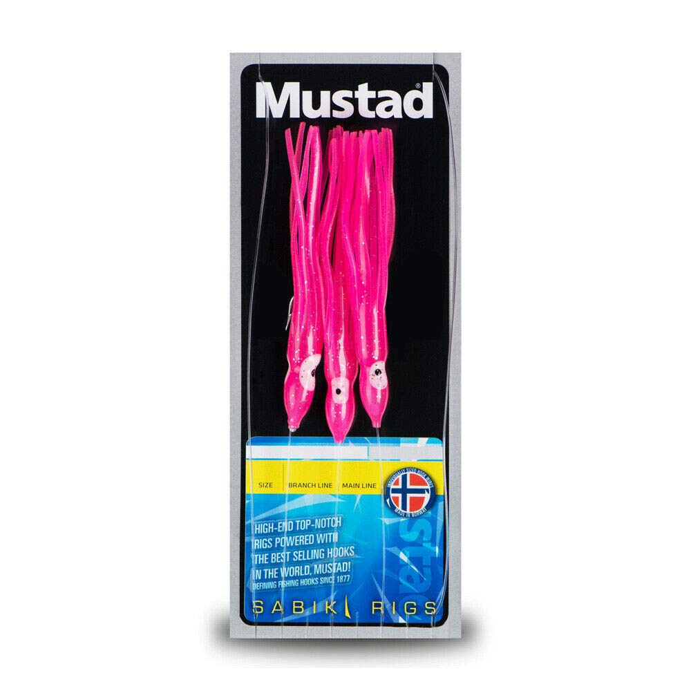 Mustad Mustad Pink Squid Rig H6/0 ML60lb