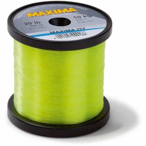 Maxima Maxima High Viz Line Yellow 18lb 550m