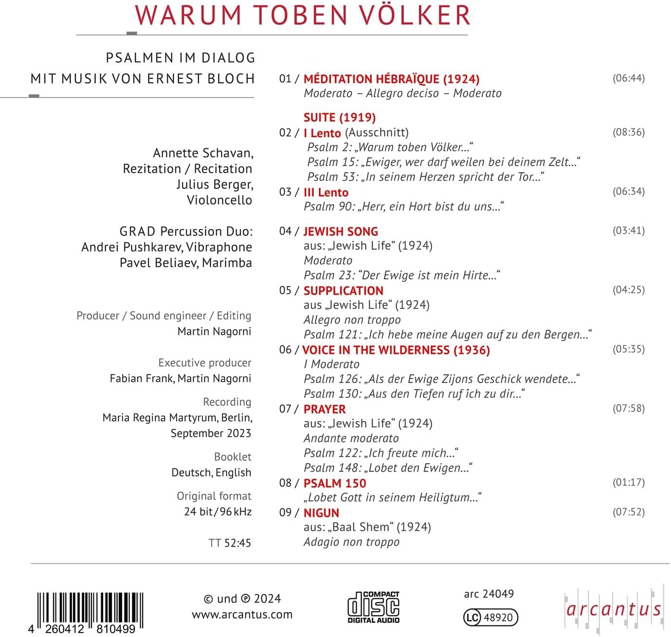 Warum Toben Völker: Psalmen Im Dialog