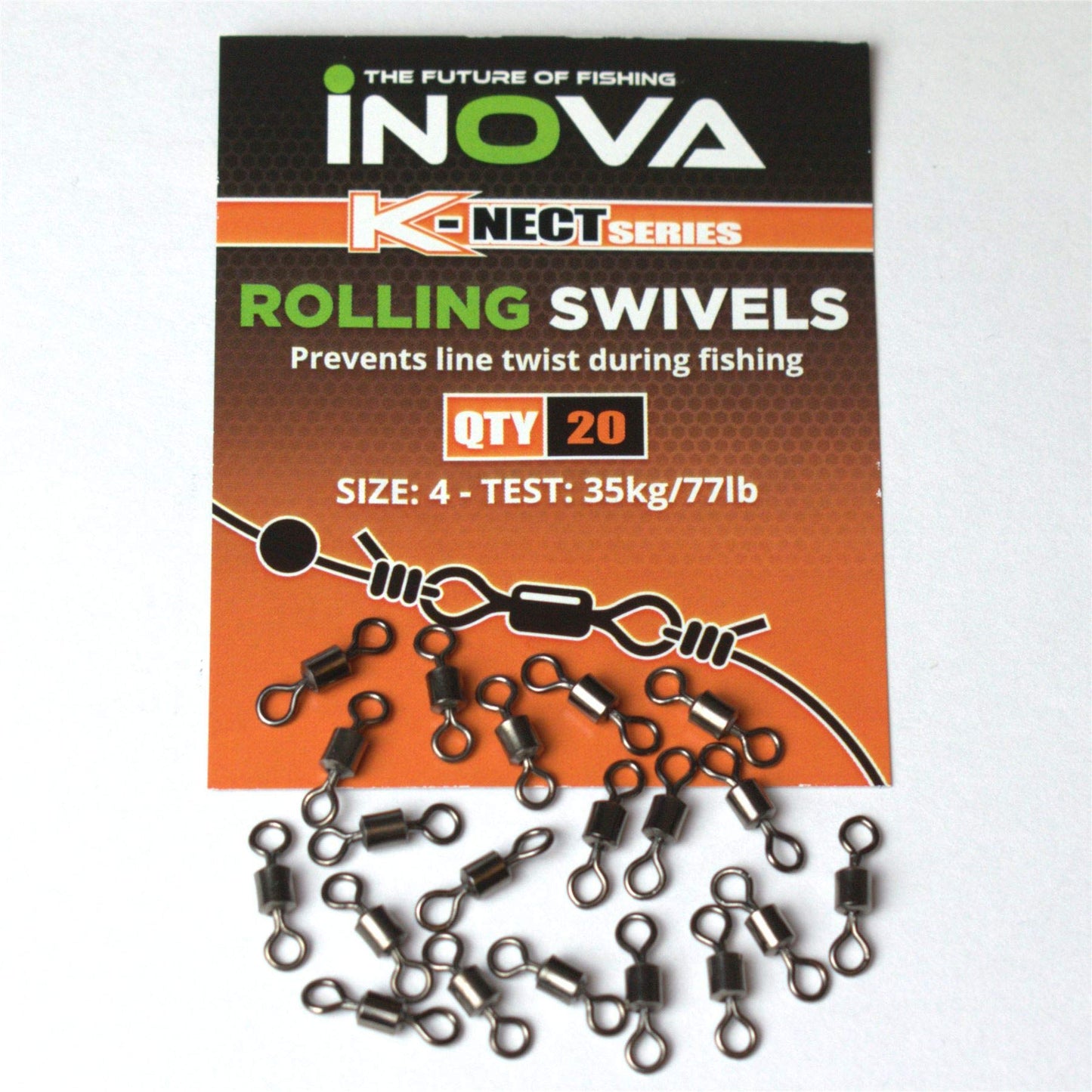 Inova Inova INOVA Rolling Swivels Size4 10PK