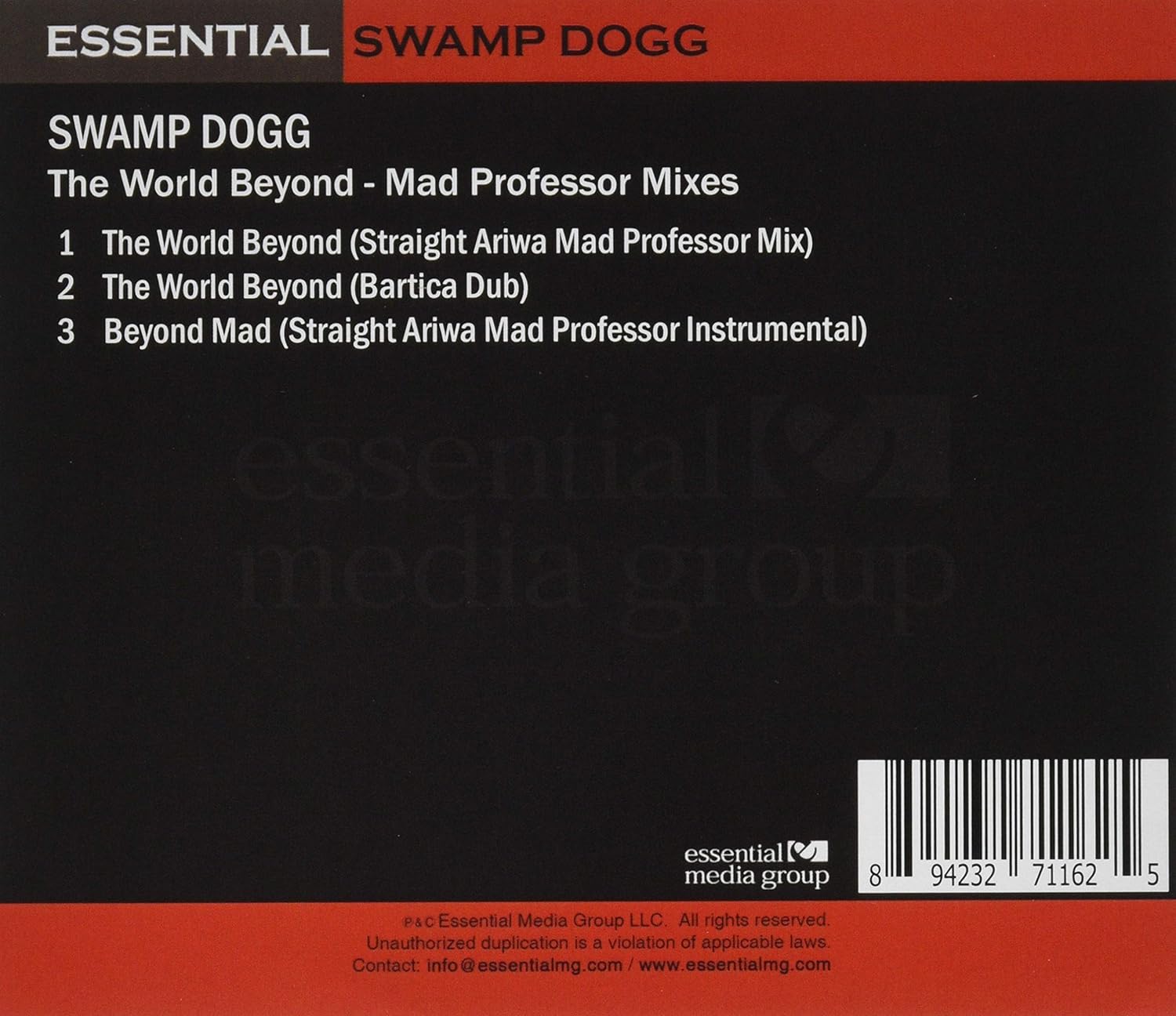 Swamp Dogg - World Beyond: Mad Professor Mixes