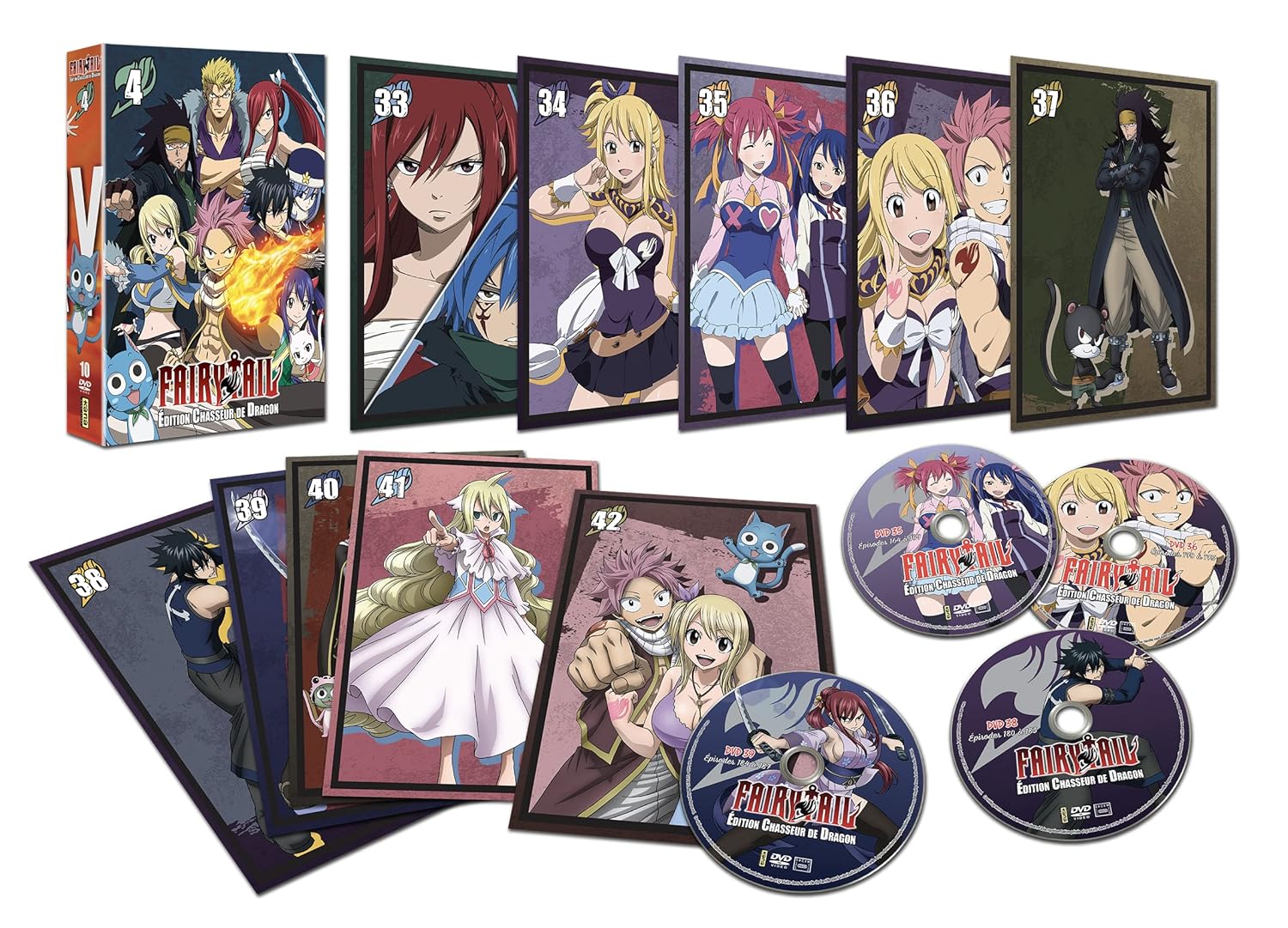 Fairy Tail - Edition Chasseur De Dragon 4 - 10 Dvd - (French Edition)