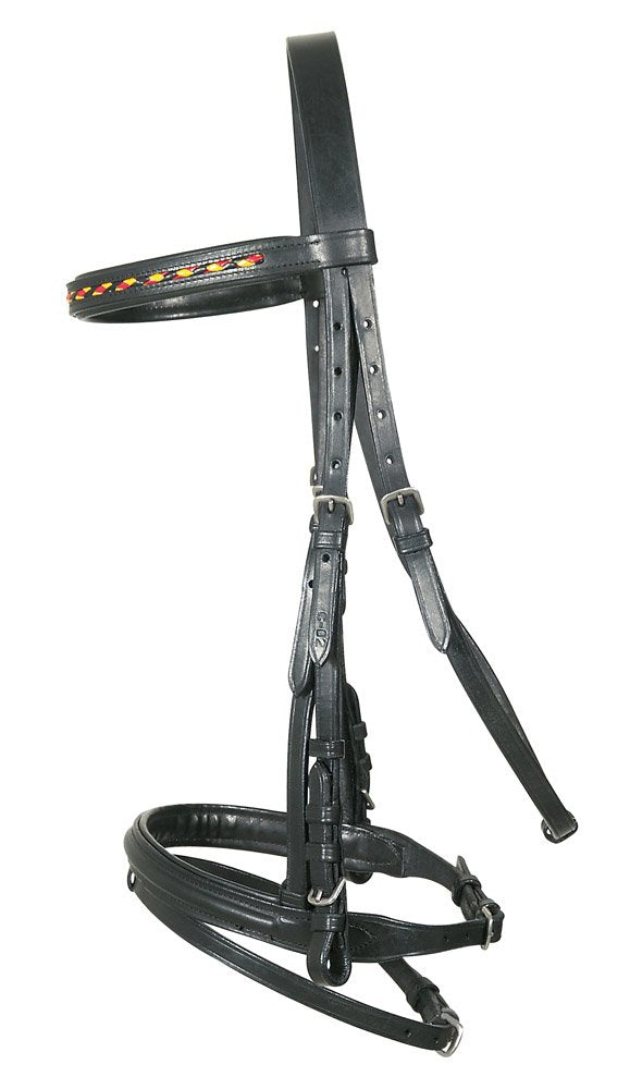 Pfiff: Bridle With German National Colours Browband / Briglia