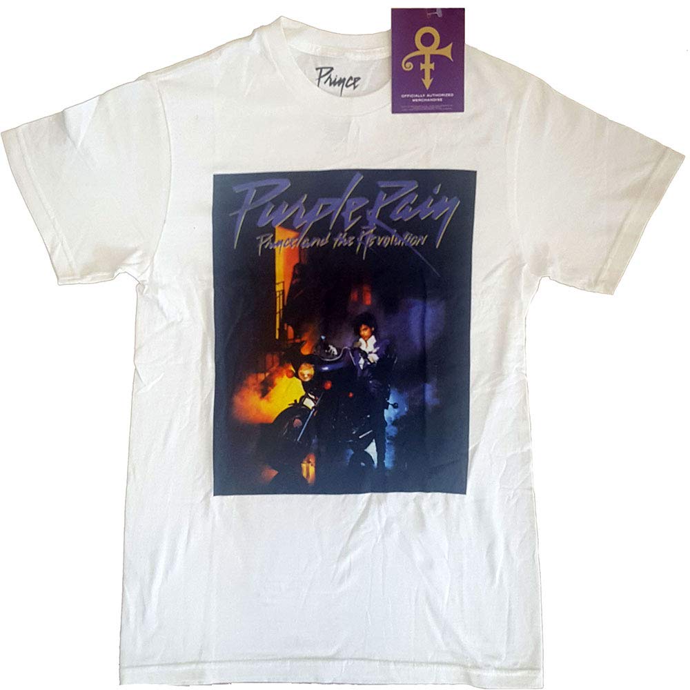 Prince: Purple Rain Square (T-Shirt Unisex Tg. M)