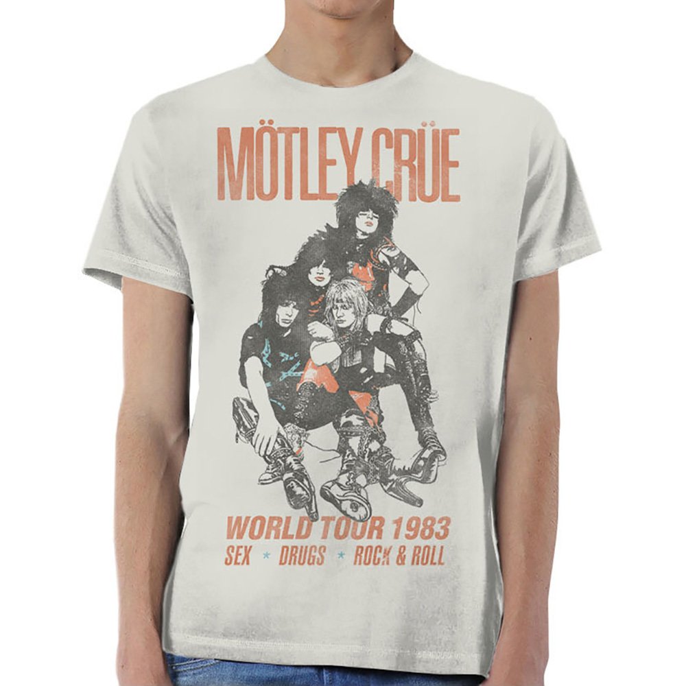 Motley Crue: World Tour Vintage (T-Shirt Unisex Tg. S)