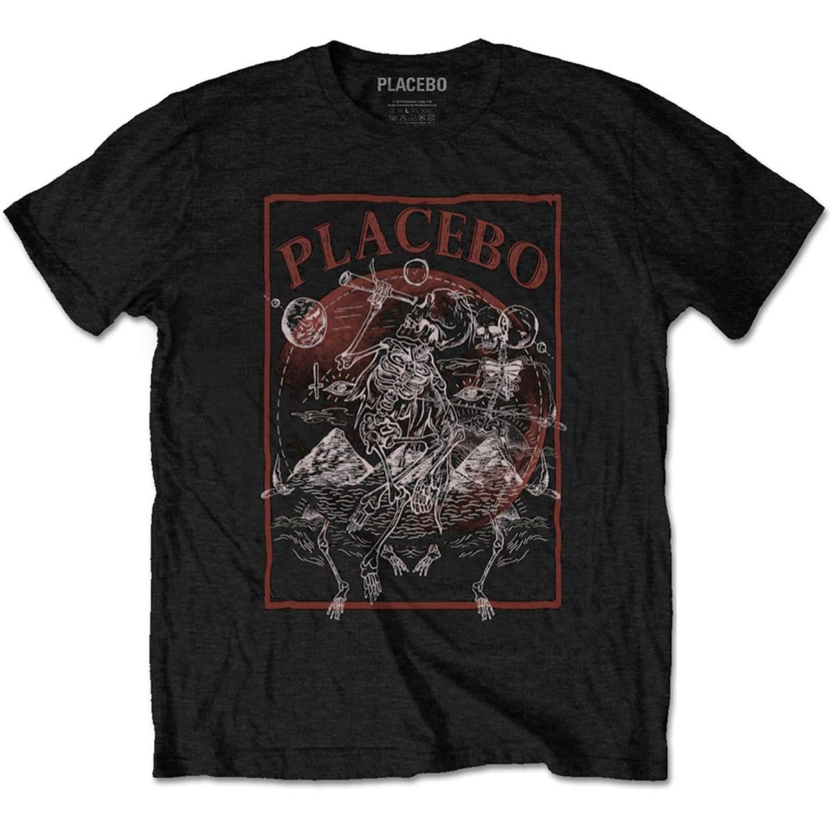Placebo: Astro Skeletons (T-Shirt Unisex Tg. 2Xl)