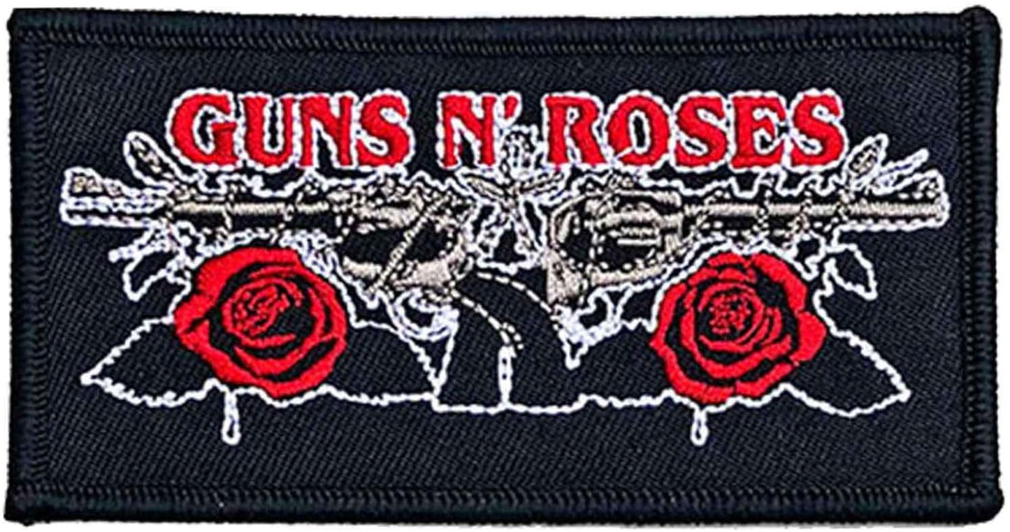 Guns N Roses Patch Vintage Pistols Band Logo Official Black One Size