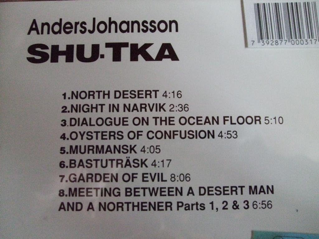 Anders Johansson - Shu-Tka (Digipack)