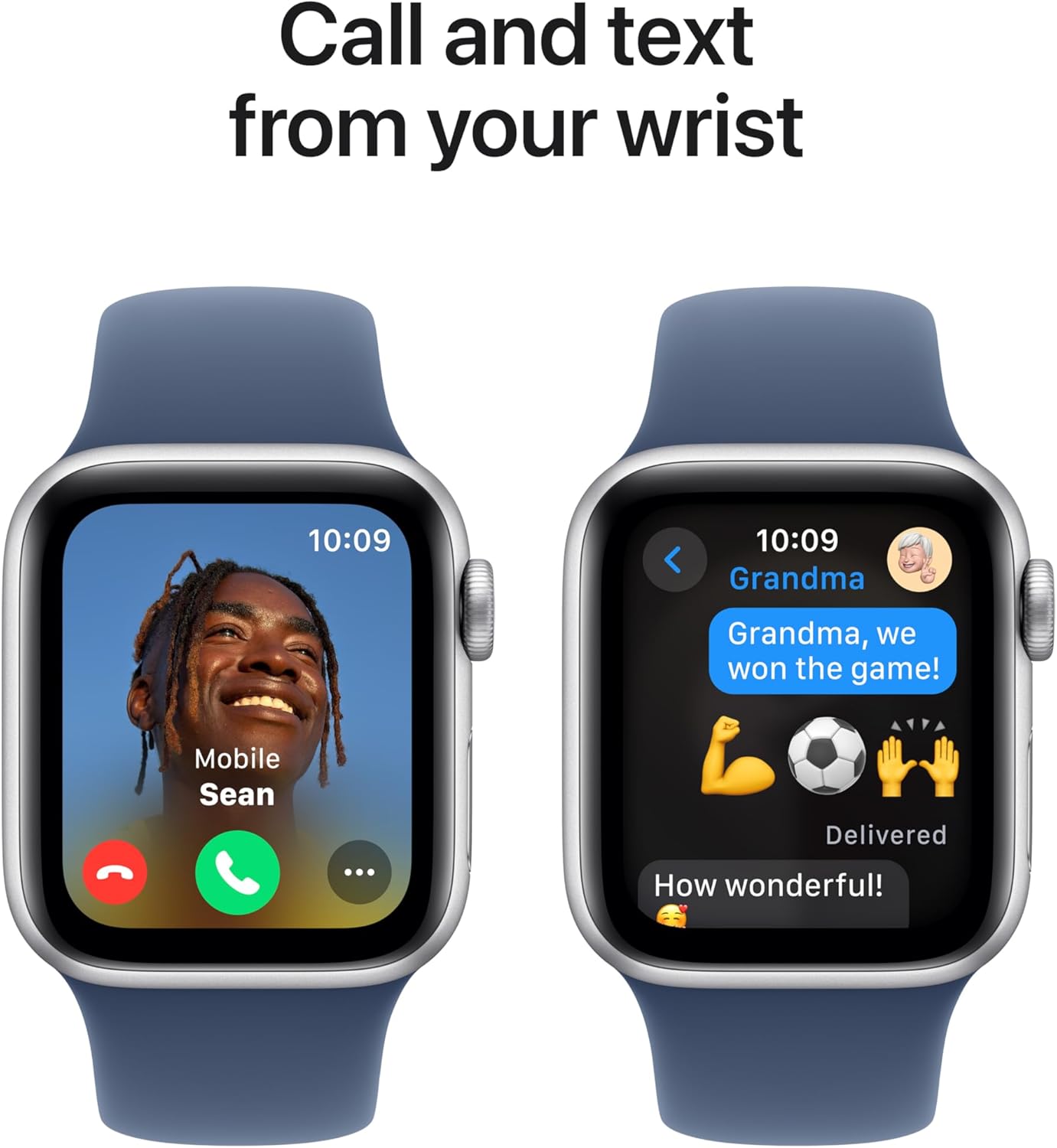 Apple Watch Se (Gps) - 2Nd Generation - 40 Mm - Silver Aluminium - Smart Watch With Sport Band - Fluoroelastomer - Denim