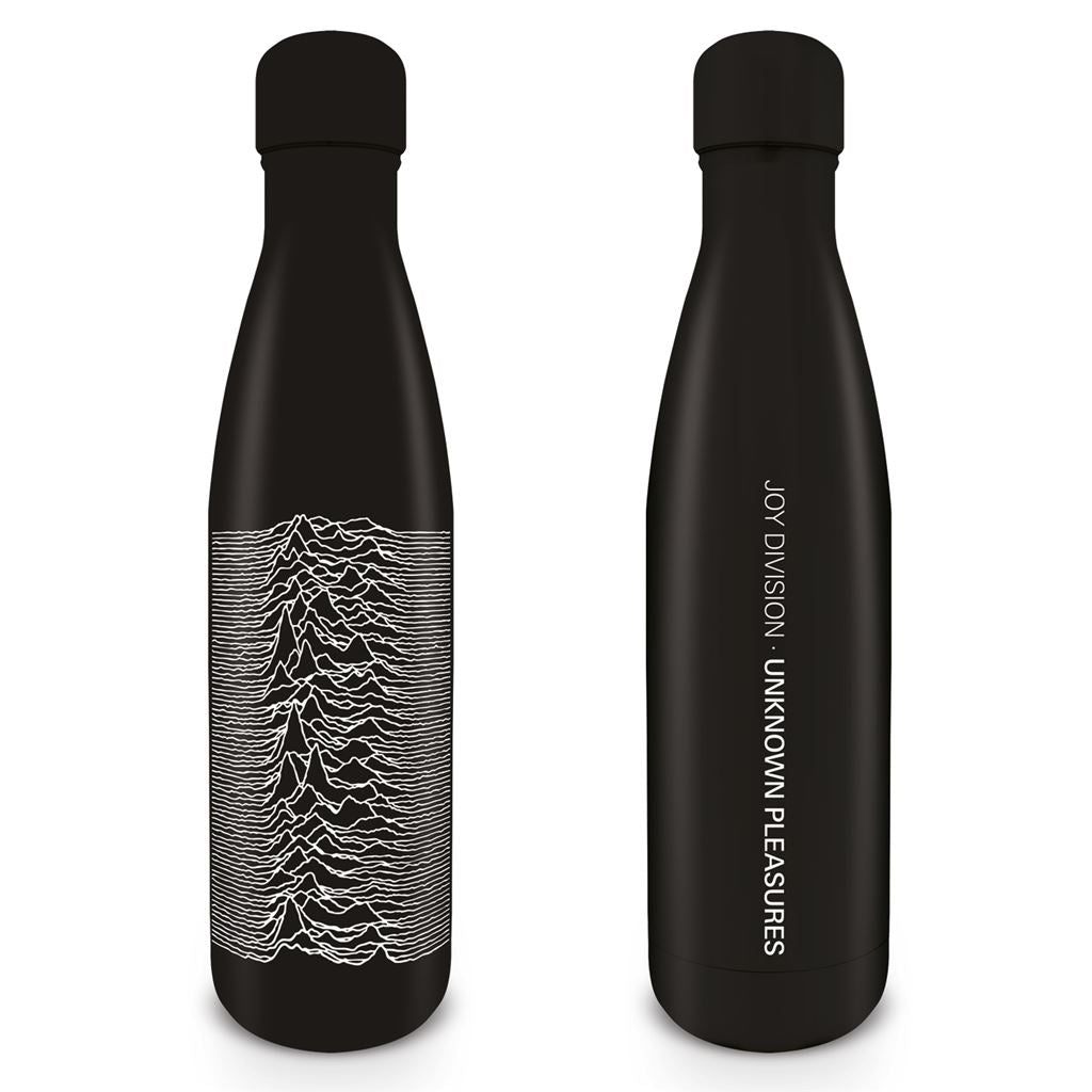 Joy Division (Unknown Pleasures) Metal Drinks Bottle (Boxed)