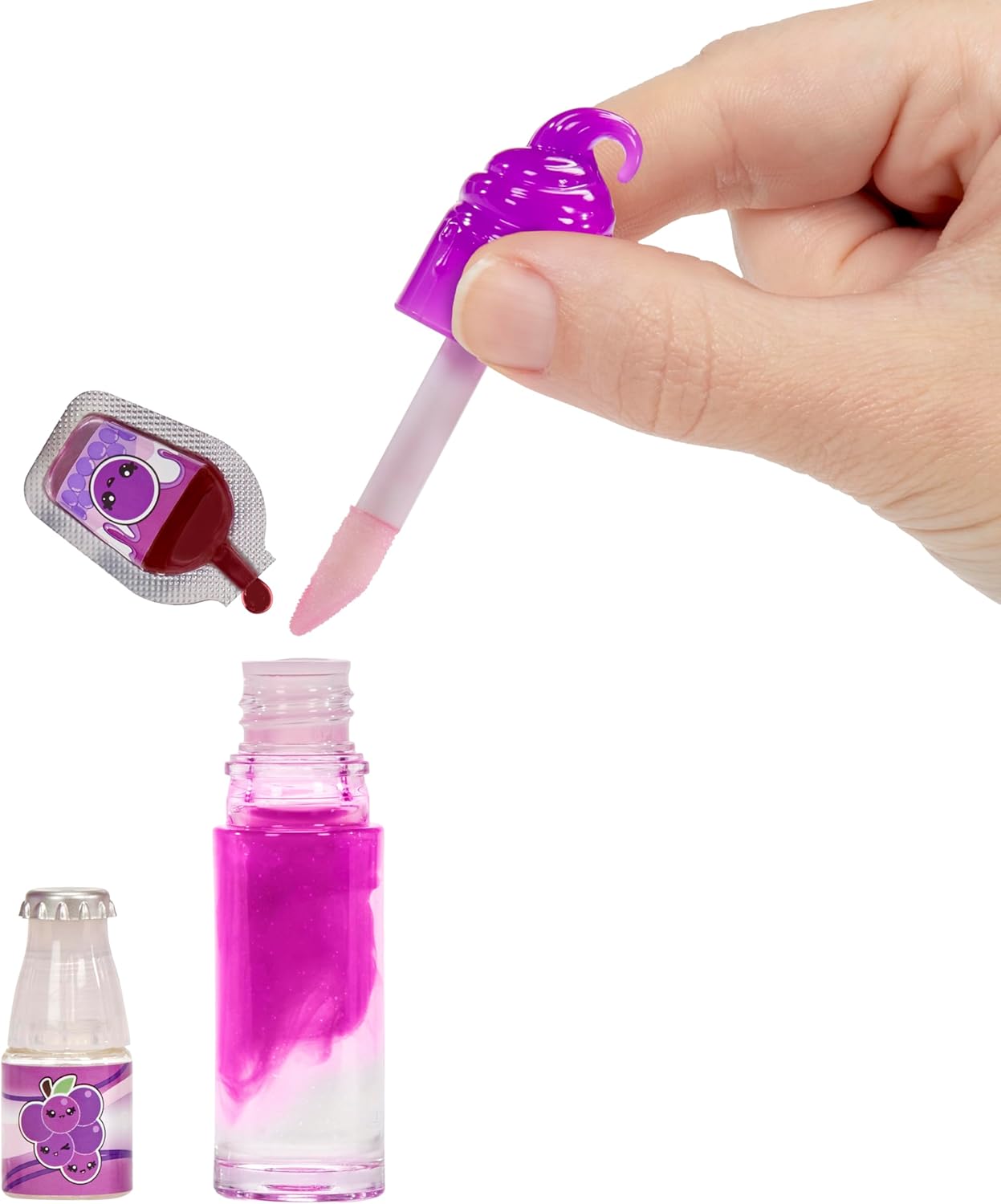 MGA Entertainment Yummiland Lipgloss Doll- Greta Grape