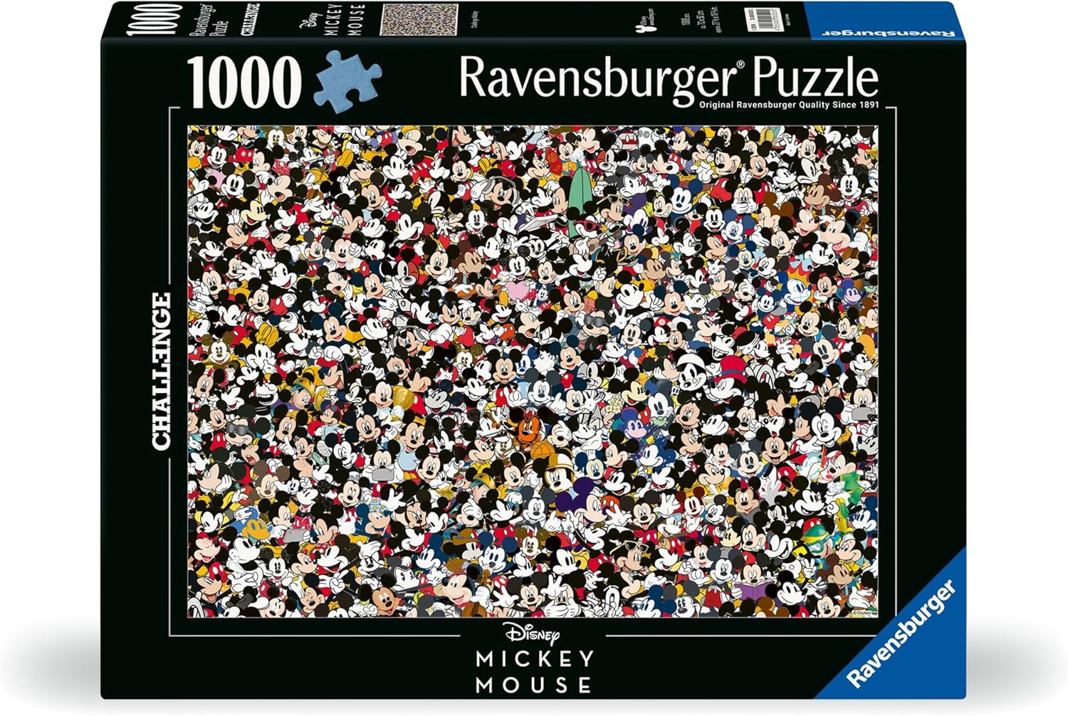 Ravensburger Puzzle 12000529 - Mickey Challenge - 1000 Teile Disney Puzzle für Erwachsene und Kinder ab 14 Jahren