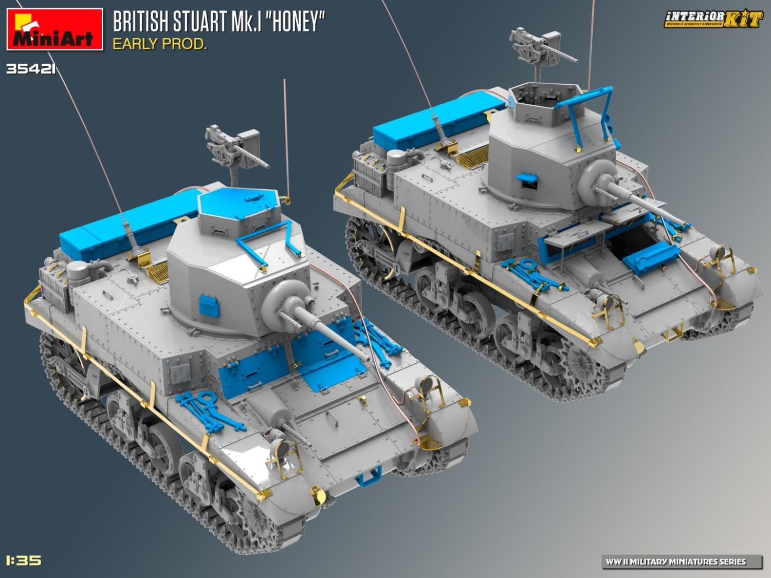 MiniArt - 1/35 British Stuart Mk.i Honey Early (10/24) *