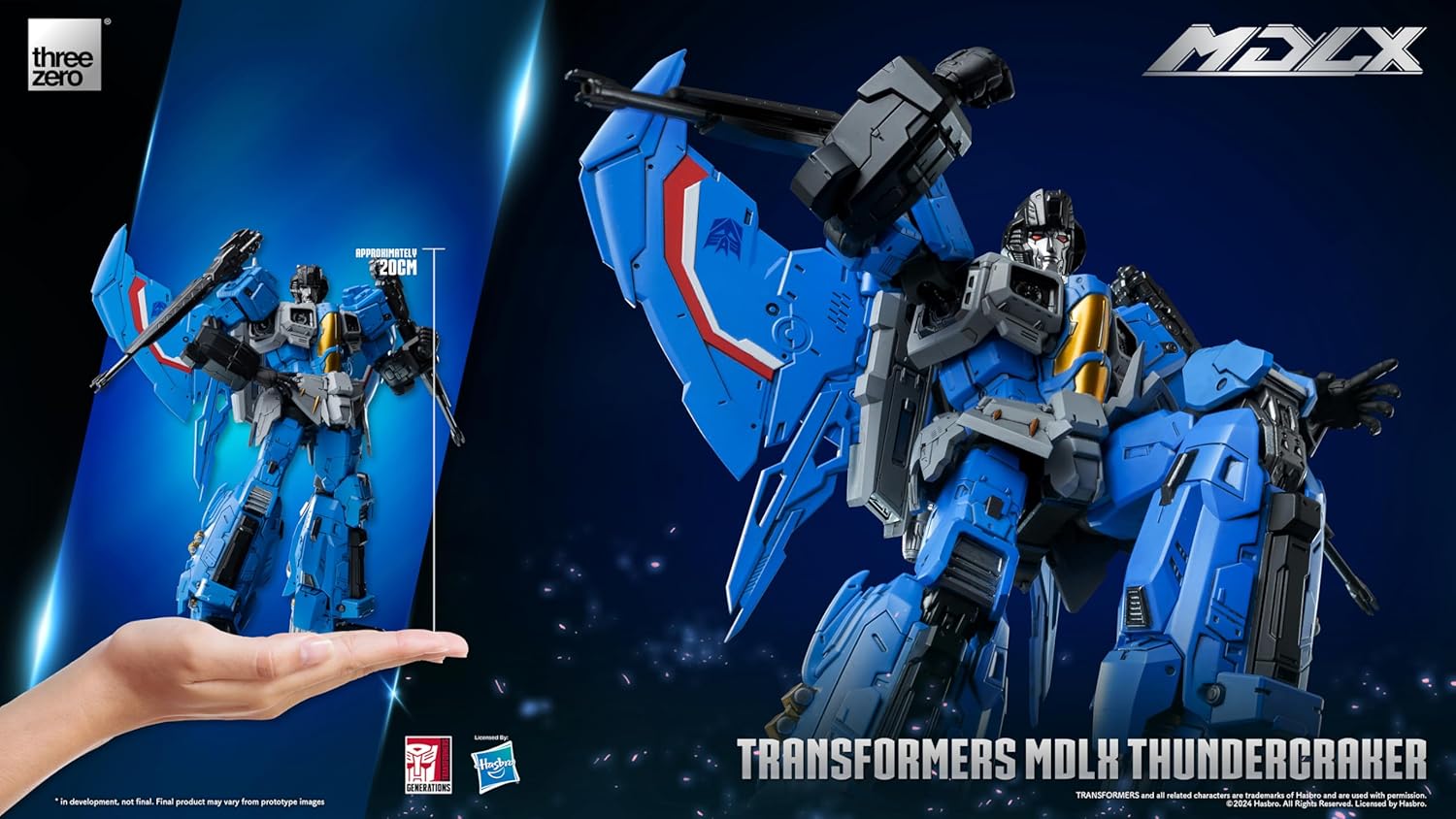Transformers figurine MDLX Thundercracker 20 cm
