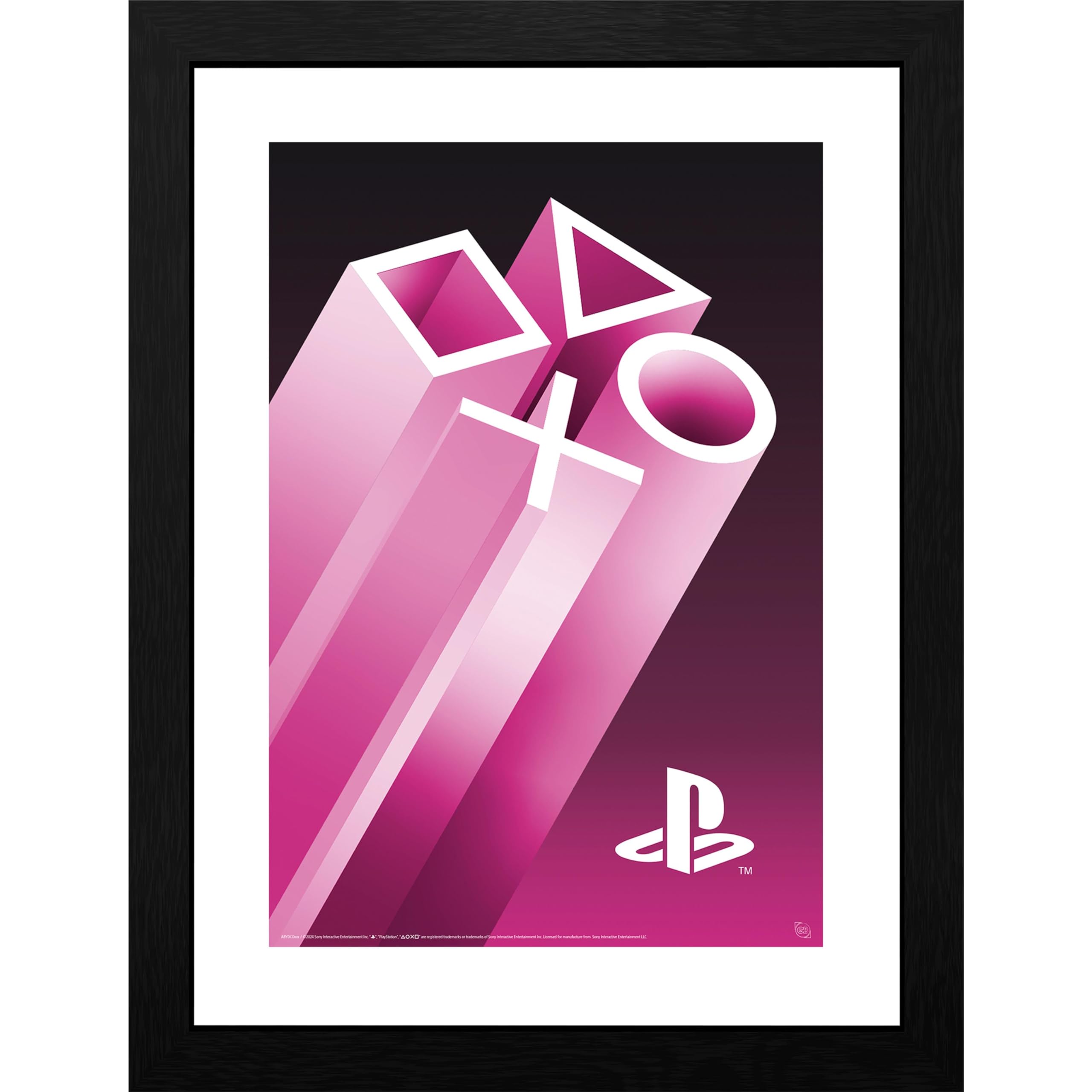 Playstation Framed Print Edge Of Space