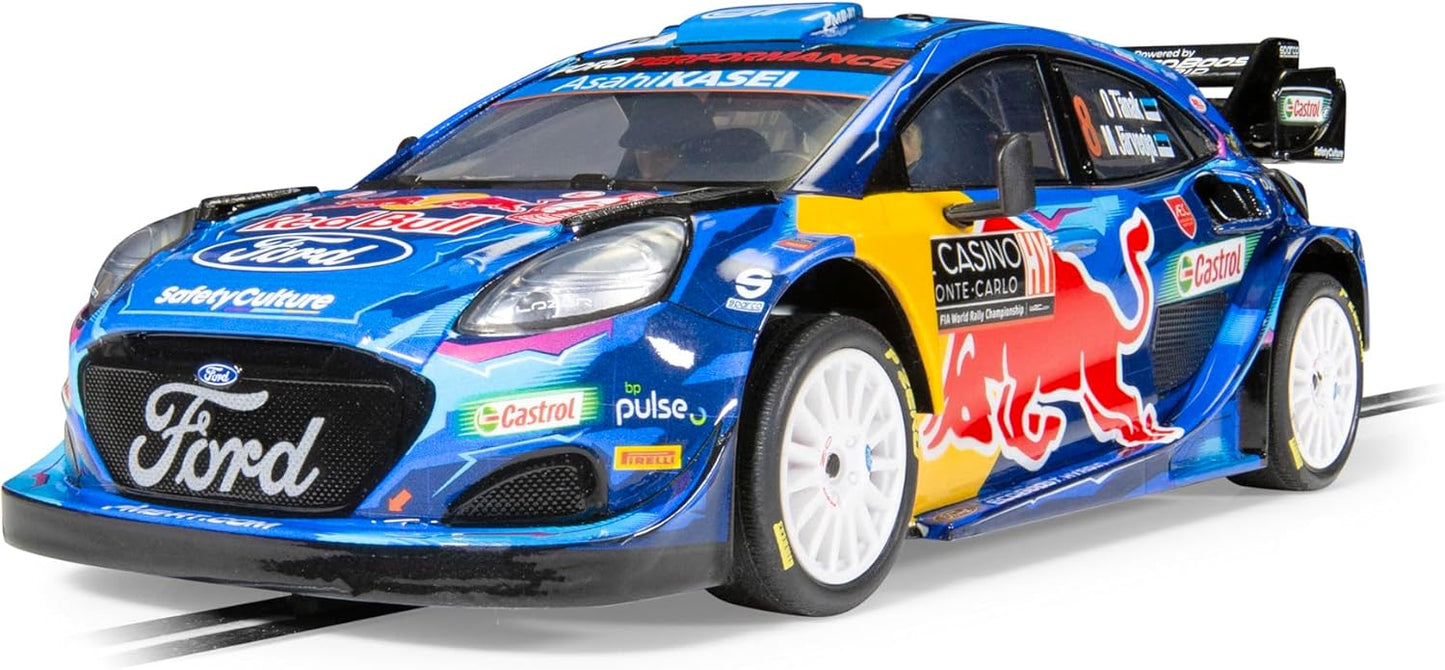 Scalextric Cars - C4501 Ford Puma Rally1 - Monte Carlo 2023 - Tanak/Jarveoja - Toy Slot Car for use with Race Tracks and Set - Gift Ideas for Kids and Adults, Scalextric Accessories