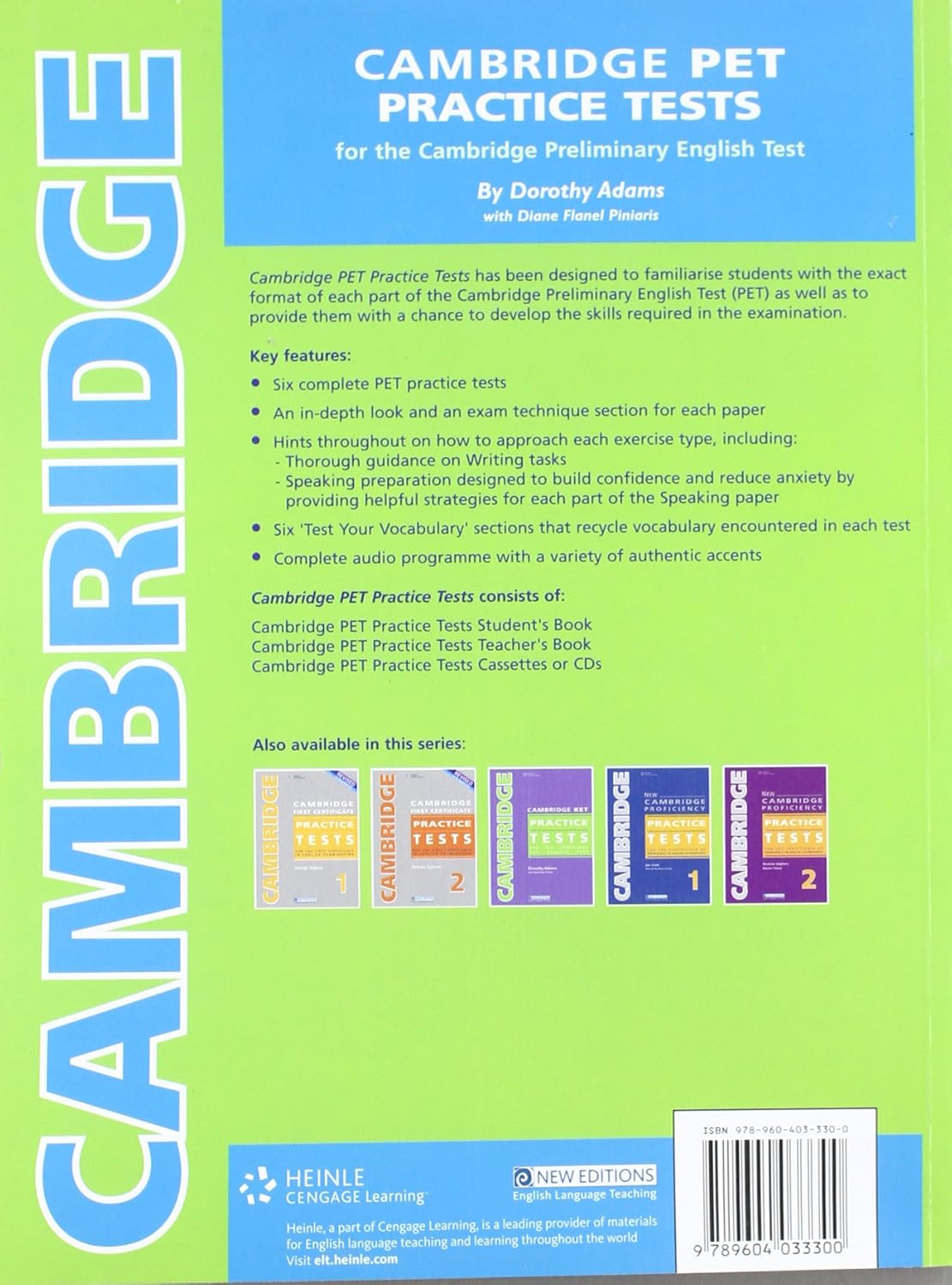 Cambridge PET Practice Tests Teacher's Book