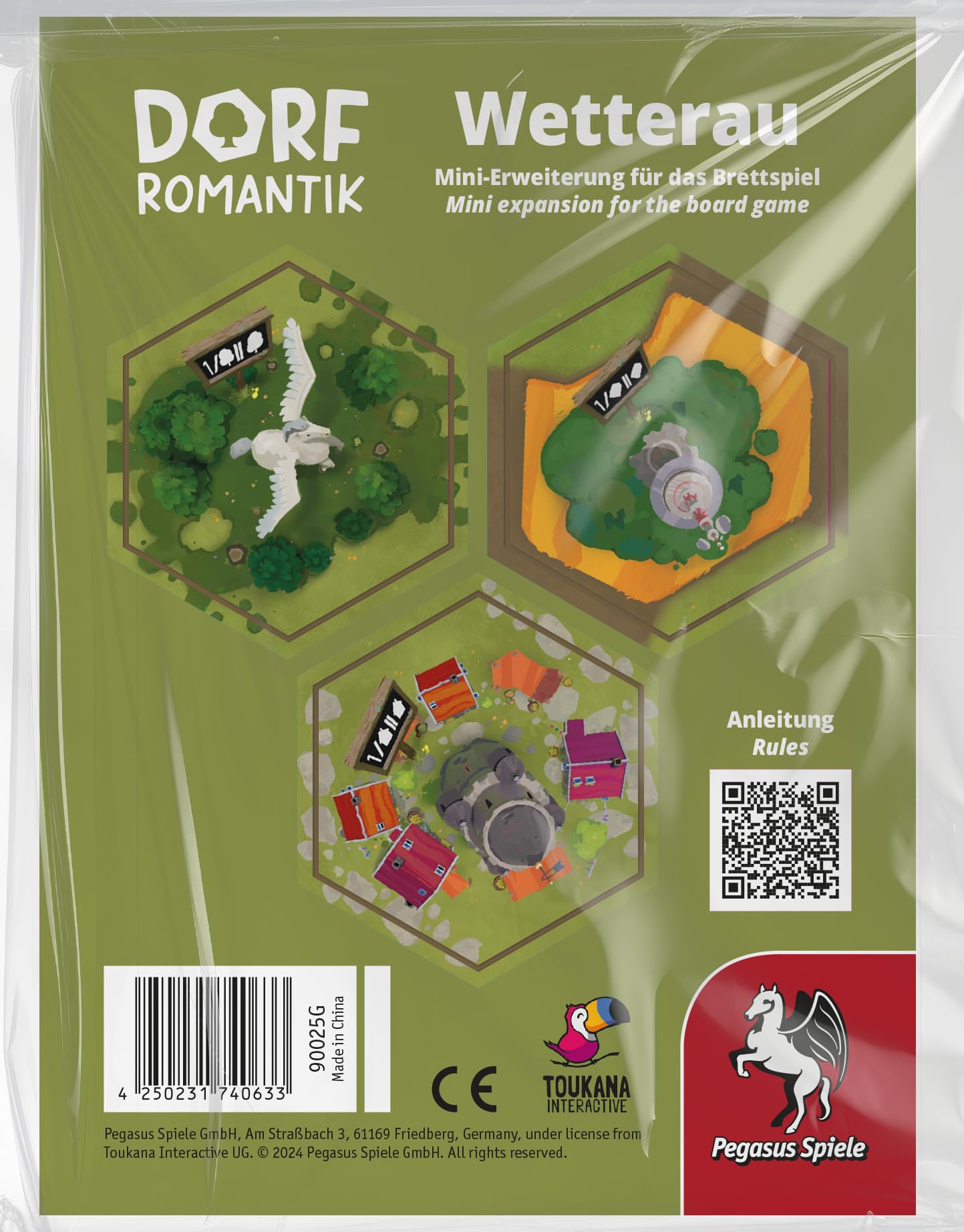 Pegasus Spiele- Village Romance - El Juego de Mesa: Wetterau (90025G