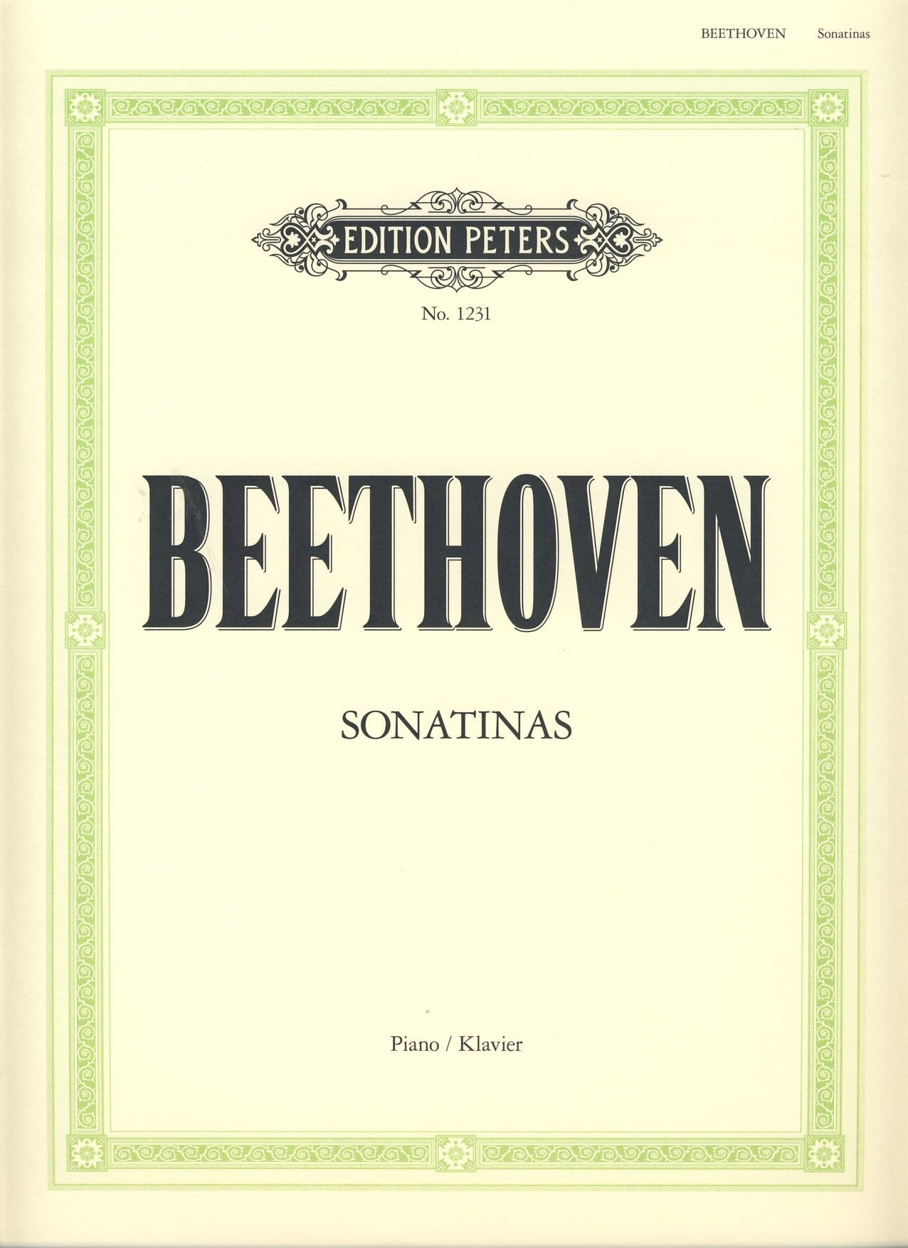BEETHOVEN - Sonatinas (6) para Piano (Kohler/Ruthardt