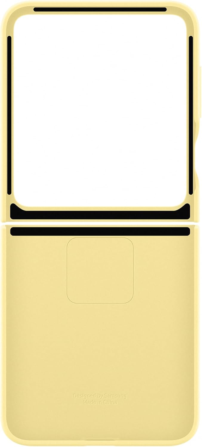 Samsung Galaxy Official Silicone Case with Ring for Galaxy Z Flip6, Yellow