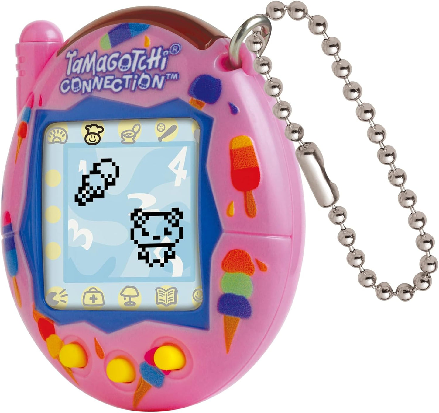 Bandai Tamagotchi Connection Digital Pet Ice Cream Shell | Tamagotchi Virtual Pet Electronic Toy With Infra-Red Connection For Shared Fun | Kids Toys For Girls And Boys Are Great Japanese Gifts
