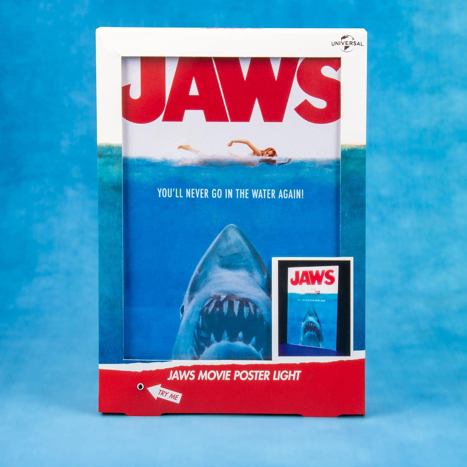 Fizz Creations Officially licensed Universal Classics Jaws Poster Light