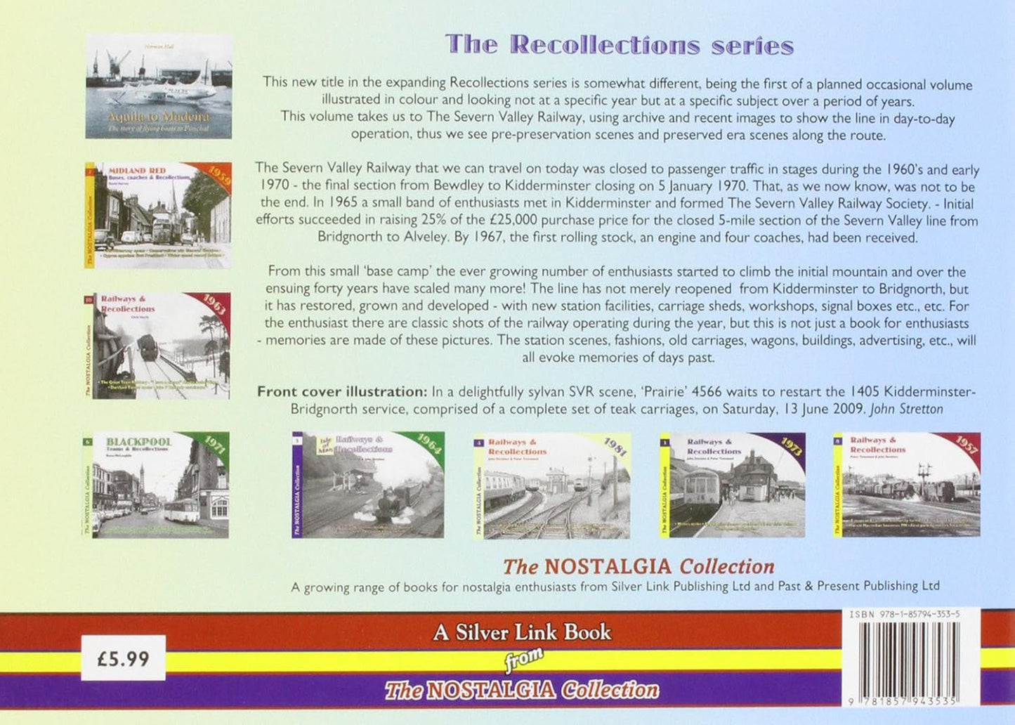 Severn Valley Railway Recollections