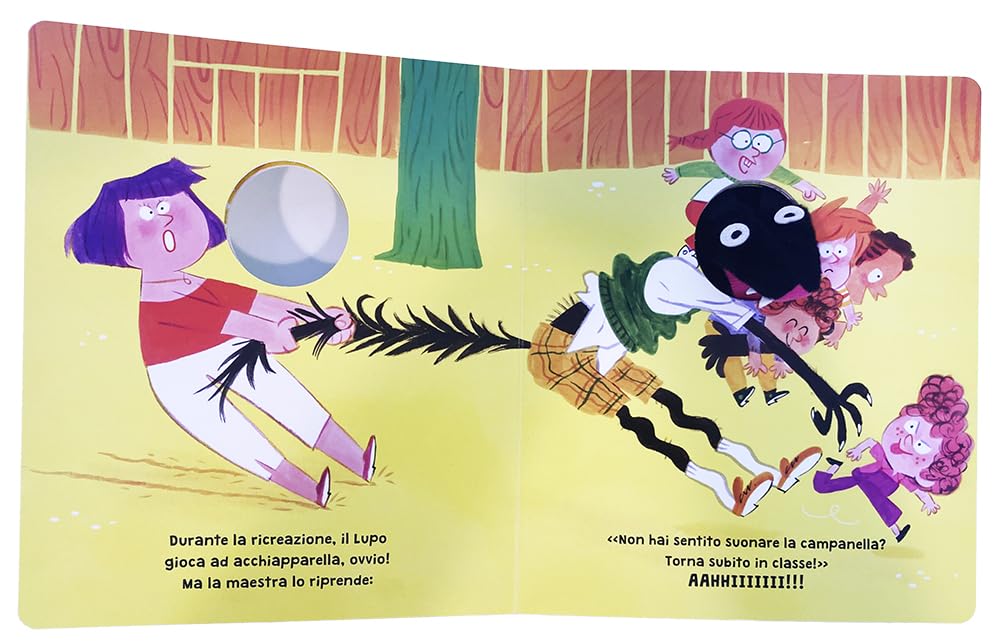 Anche il Lupo vuol andare a scuola! Ediz. a colori. Con marionetta