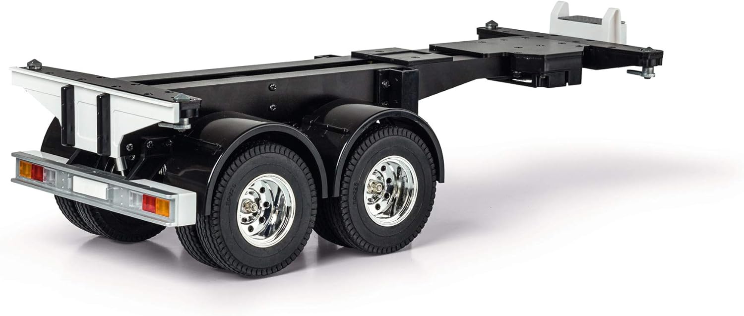 Carson 907334 1:14 20 ft. Container semi-Trailer Vehicle kit, RC, Accessories for Tamiya Trucks, Spare, Tuning Parts, Model Making, Made in Germany, 500907334