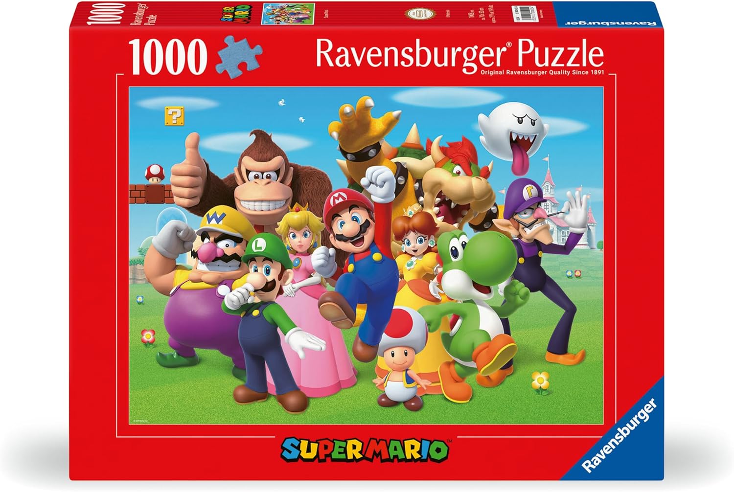 Ravensburger Puzzle 12000455 - Super Mario - 1000 Teile Puzzle für Erwachsene und Kinder ab 14 Jahren, Super Mario Puzzle, Geschenk für Fans von Super Mario