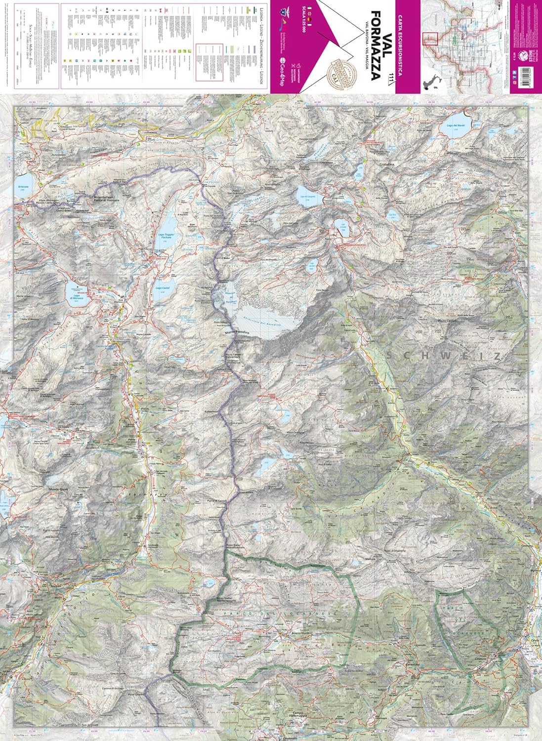 111 Val Formazza Nord Est: 1:25000