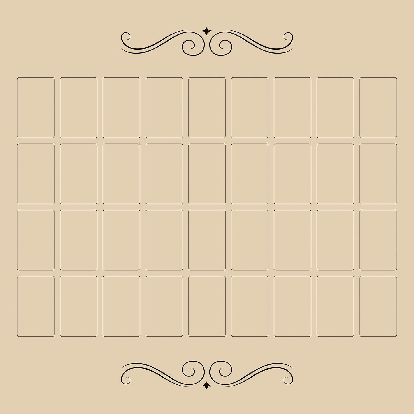 TAPETE GRAND TABLEAUR LENORMAND TAROT CLOTH