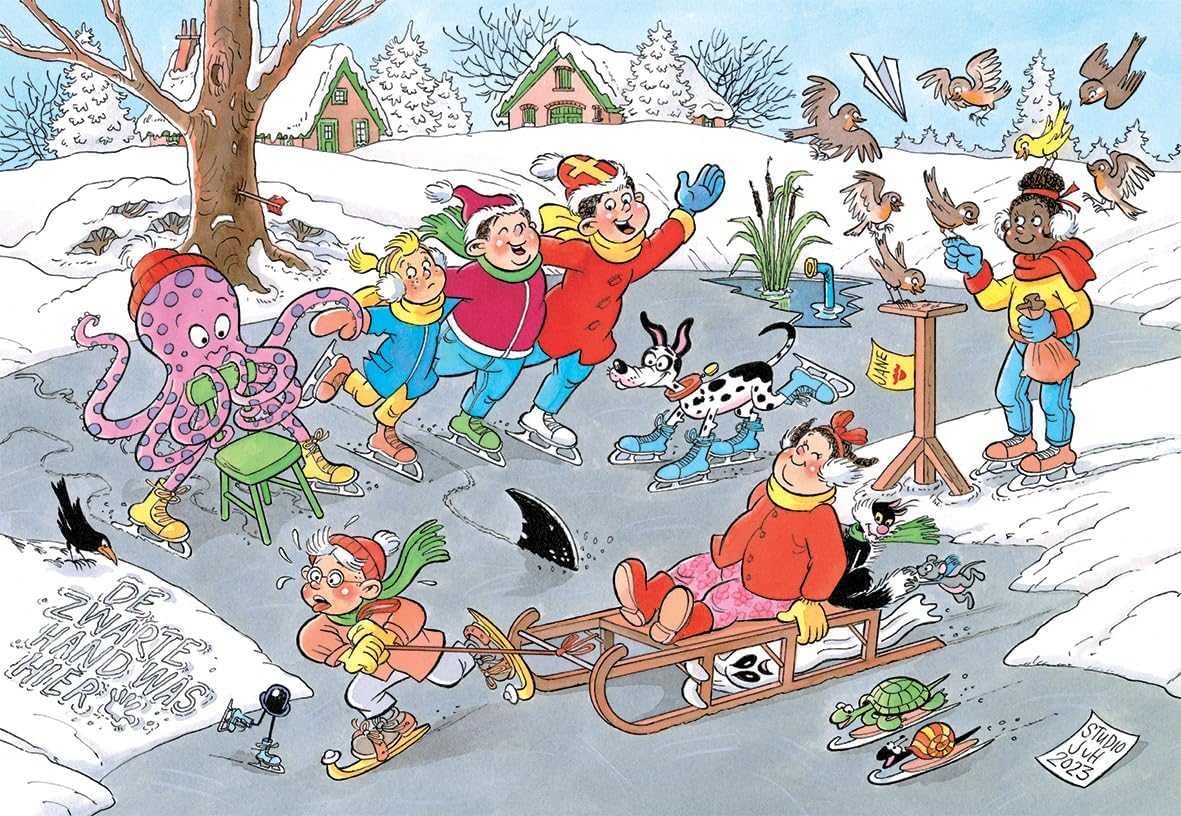 Jan van Haasteren Junior - Schaatsen (240 Stukjes
