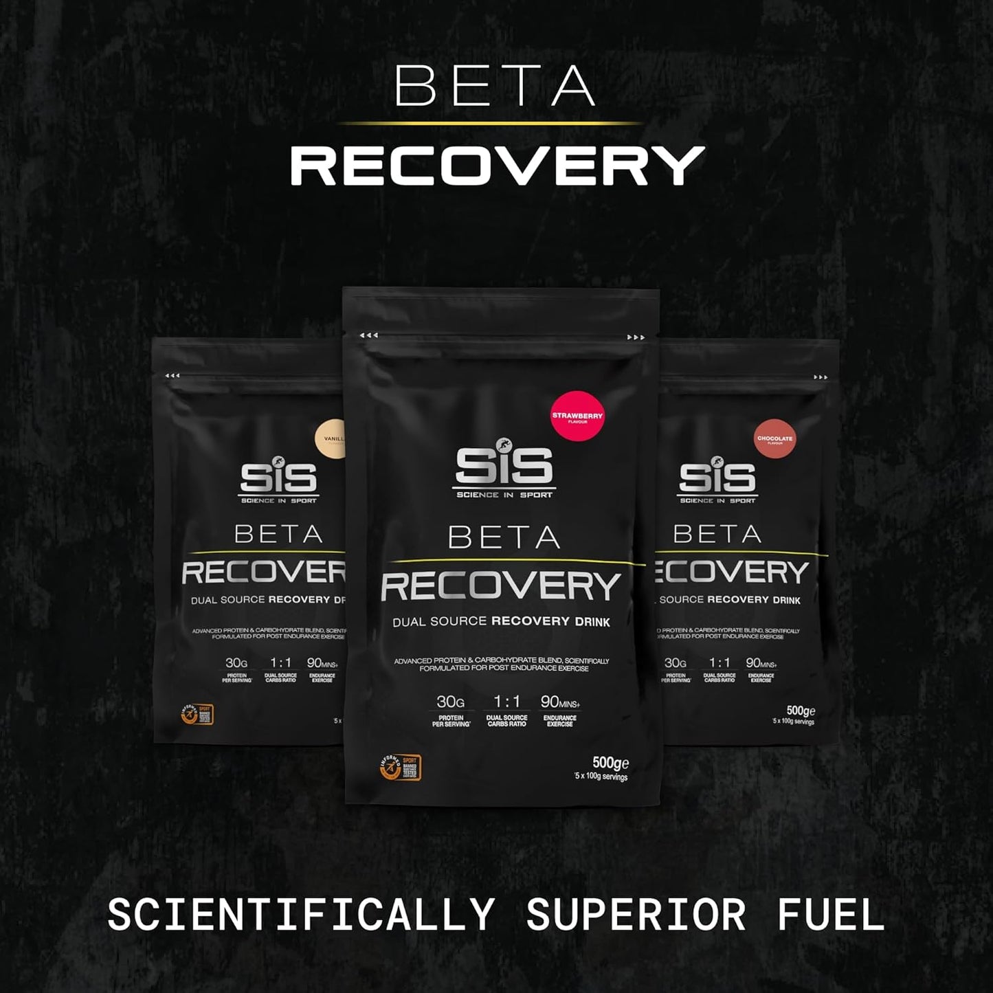 BETA Recovery Drink Powder - 500g - Vanilla