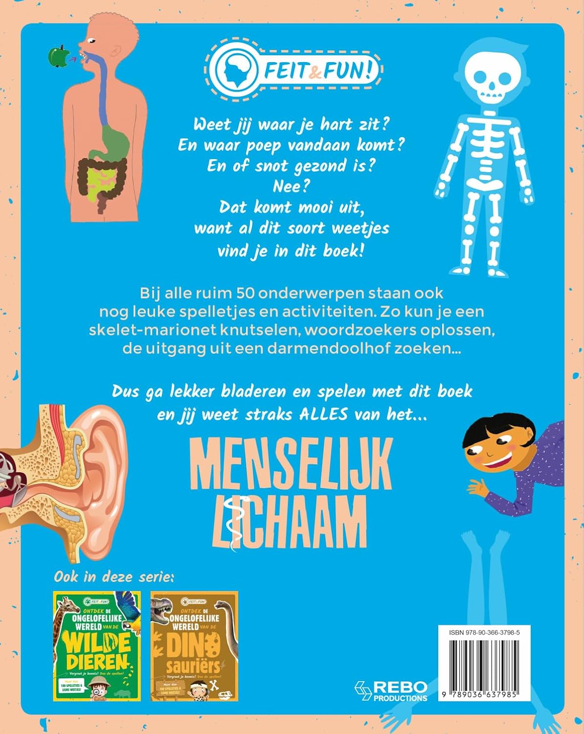 Rebo Publishers - Feit & Fun - Menselijk Lichaam