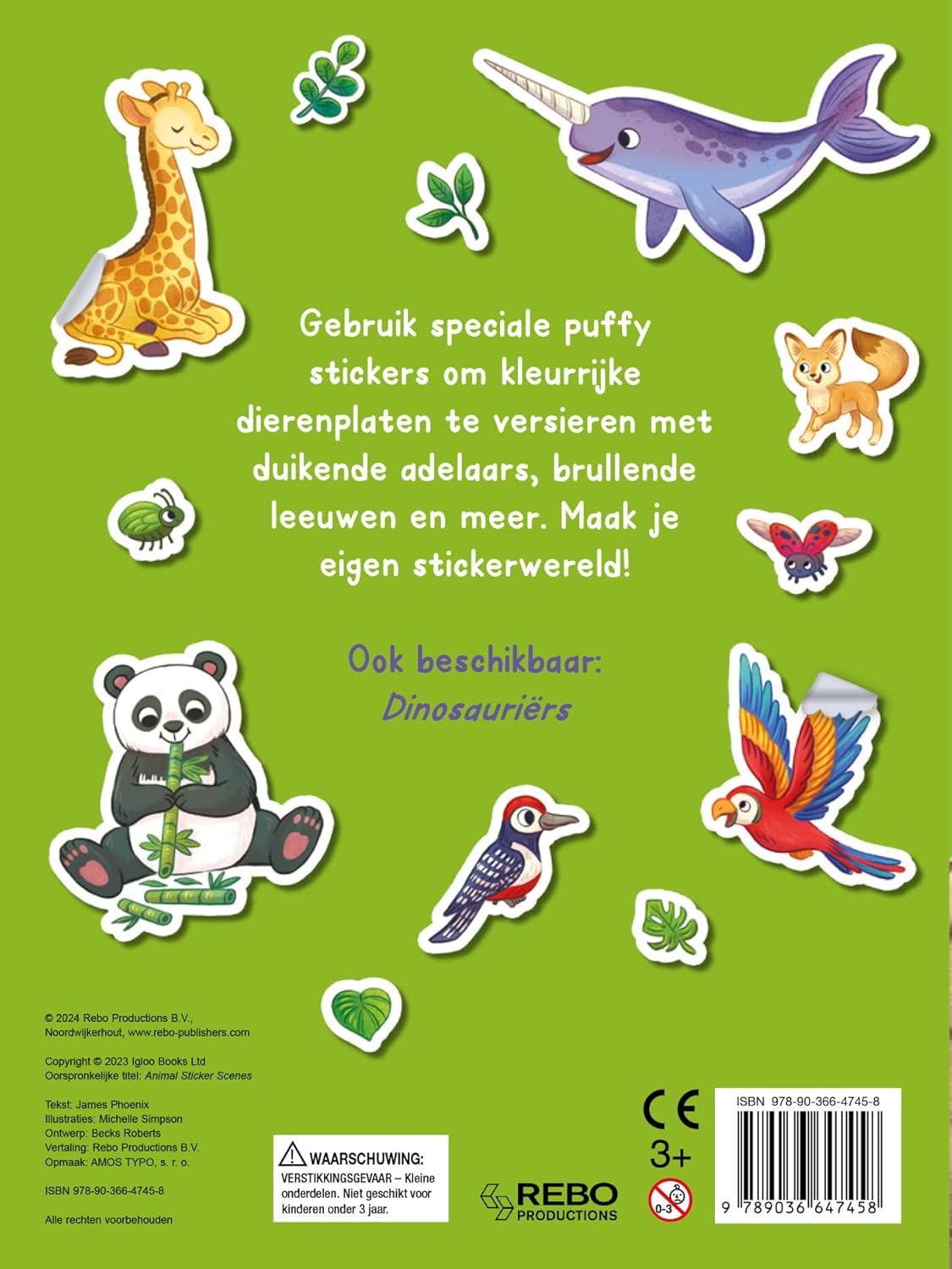 Dieren - Stickerwereld: Meer dan 100 Stickers!