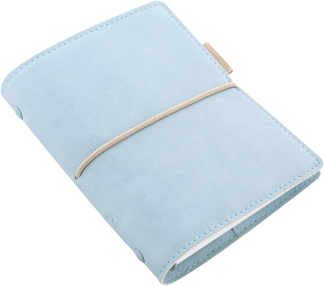 Filofax Pocket Domino Soft Organiser - Pale blue