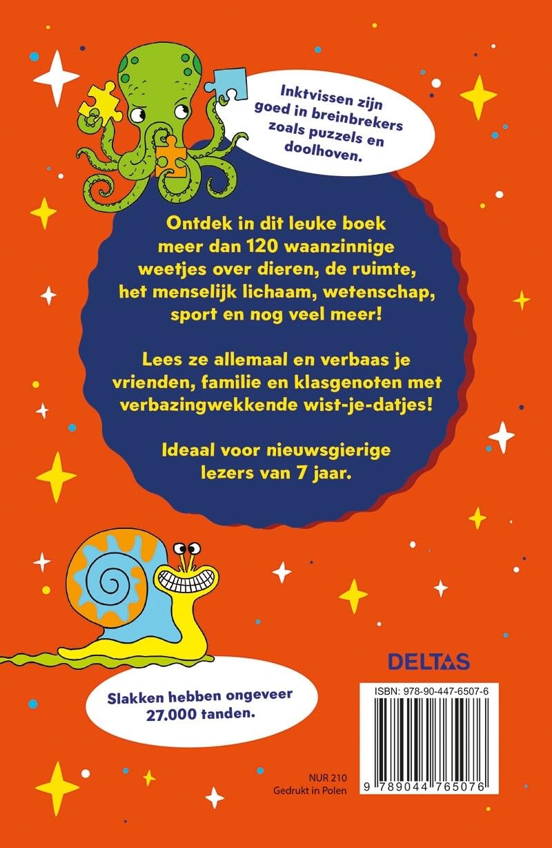 Deltas - Waanzinnige Weetjes voor Kinderen van 7 Jaar Kinderboek