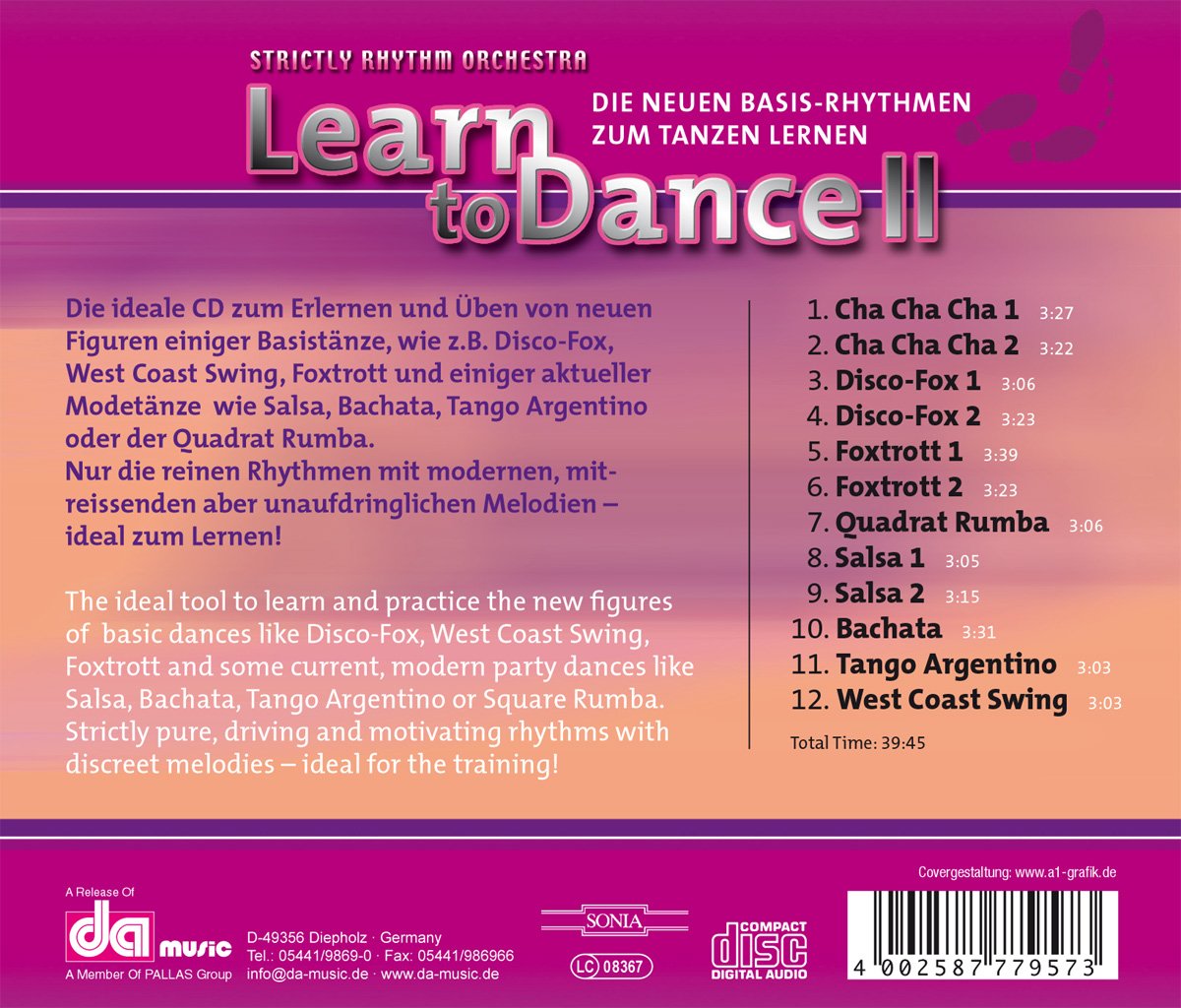 LEARN TO DANCE II-DIE NEUEN BASISRHYTHMEN