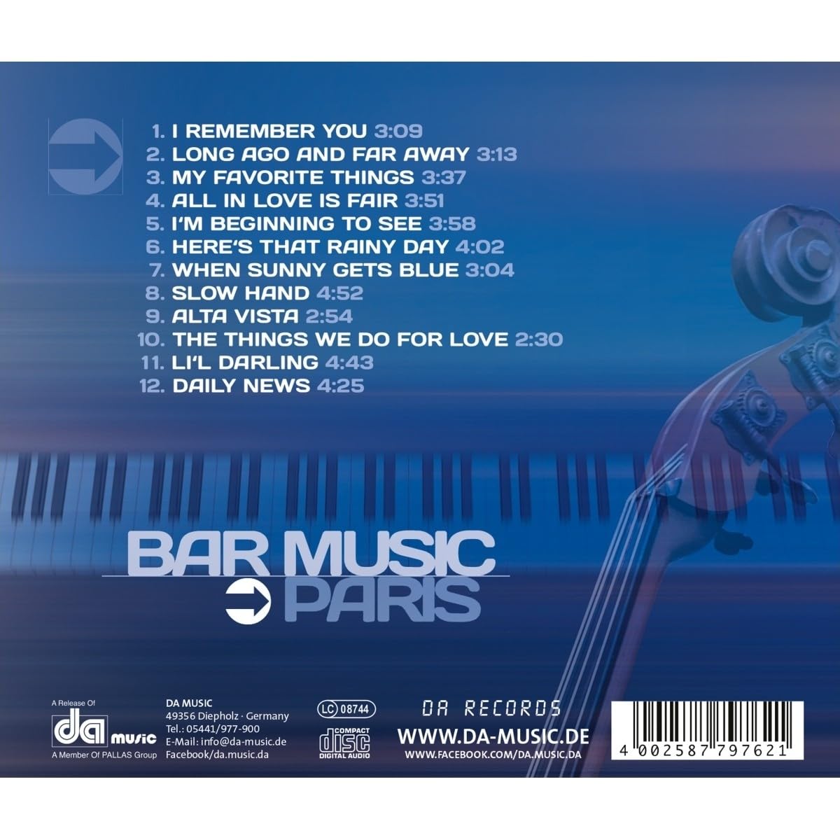 BAR MUSIC- PARIS