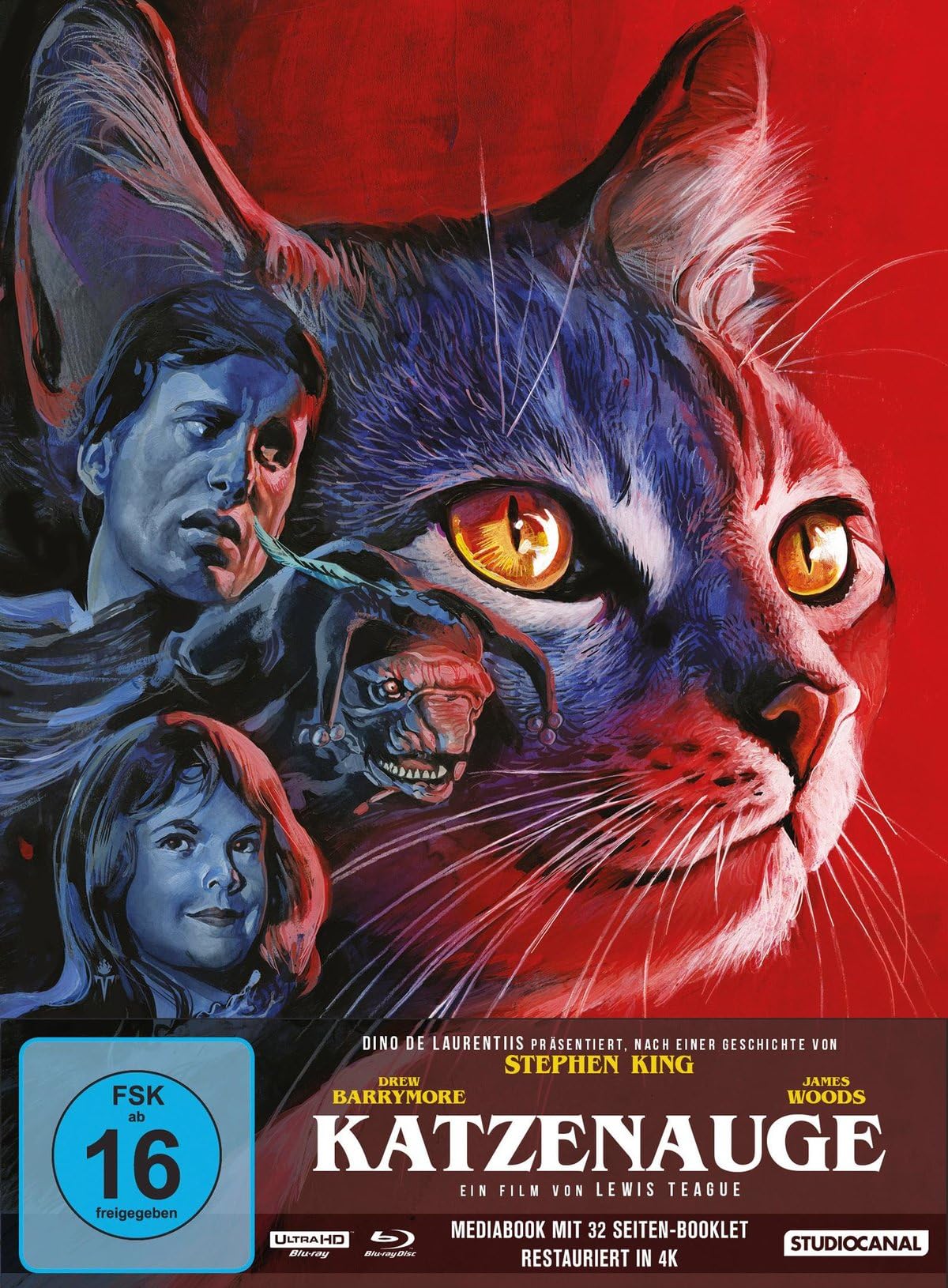 Stephen Kings Katzenauge - Limited Collector´s Edition (4K Ultra HD+Blu-ray