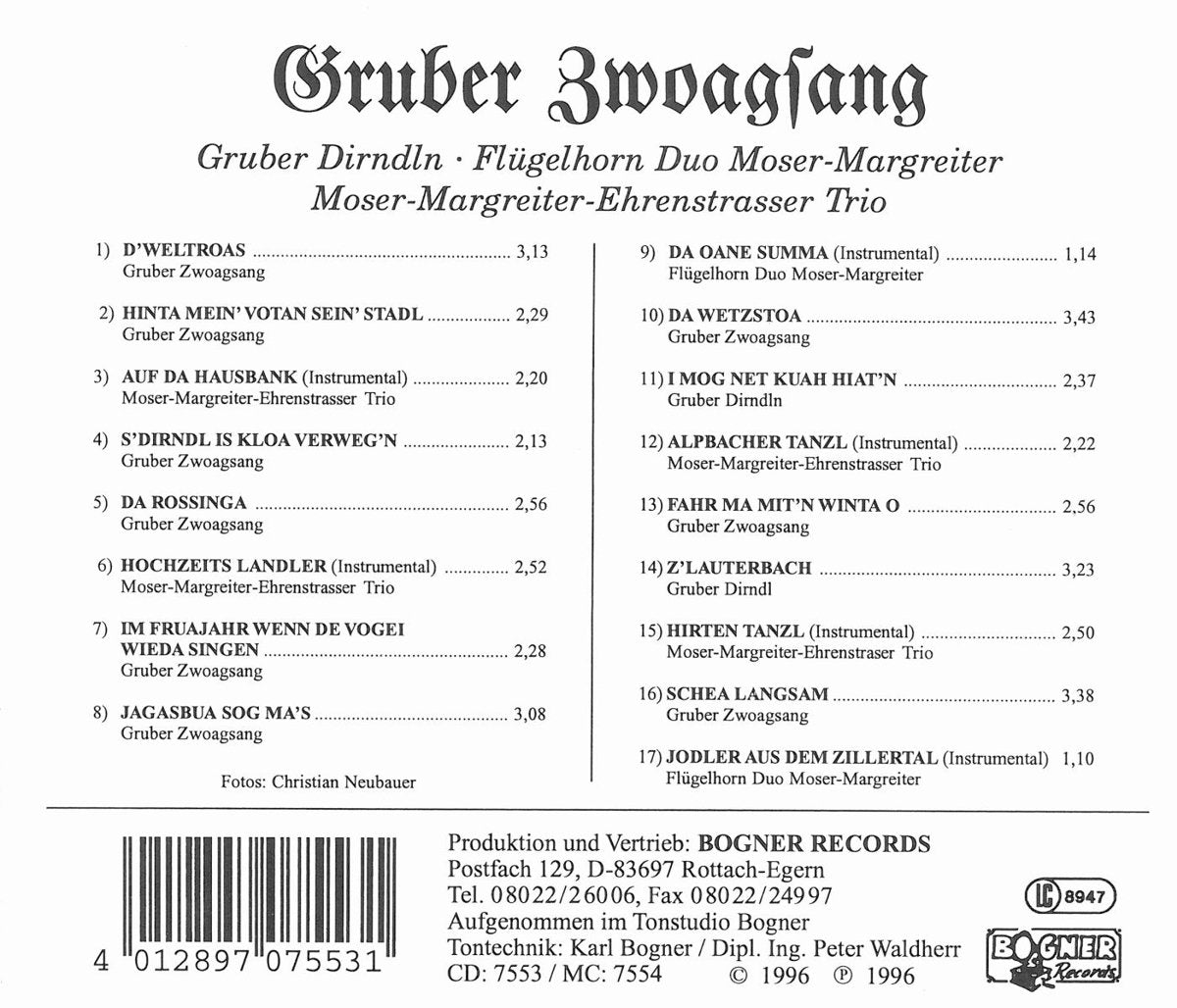VOLKSMUSIK AUS OSTERREICH