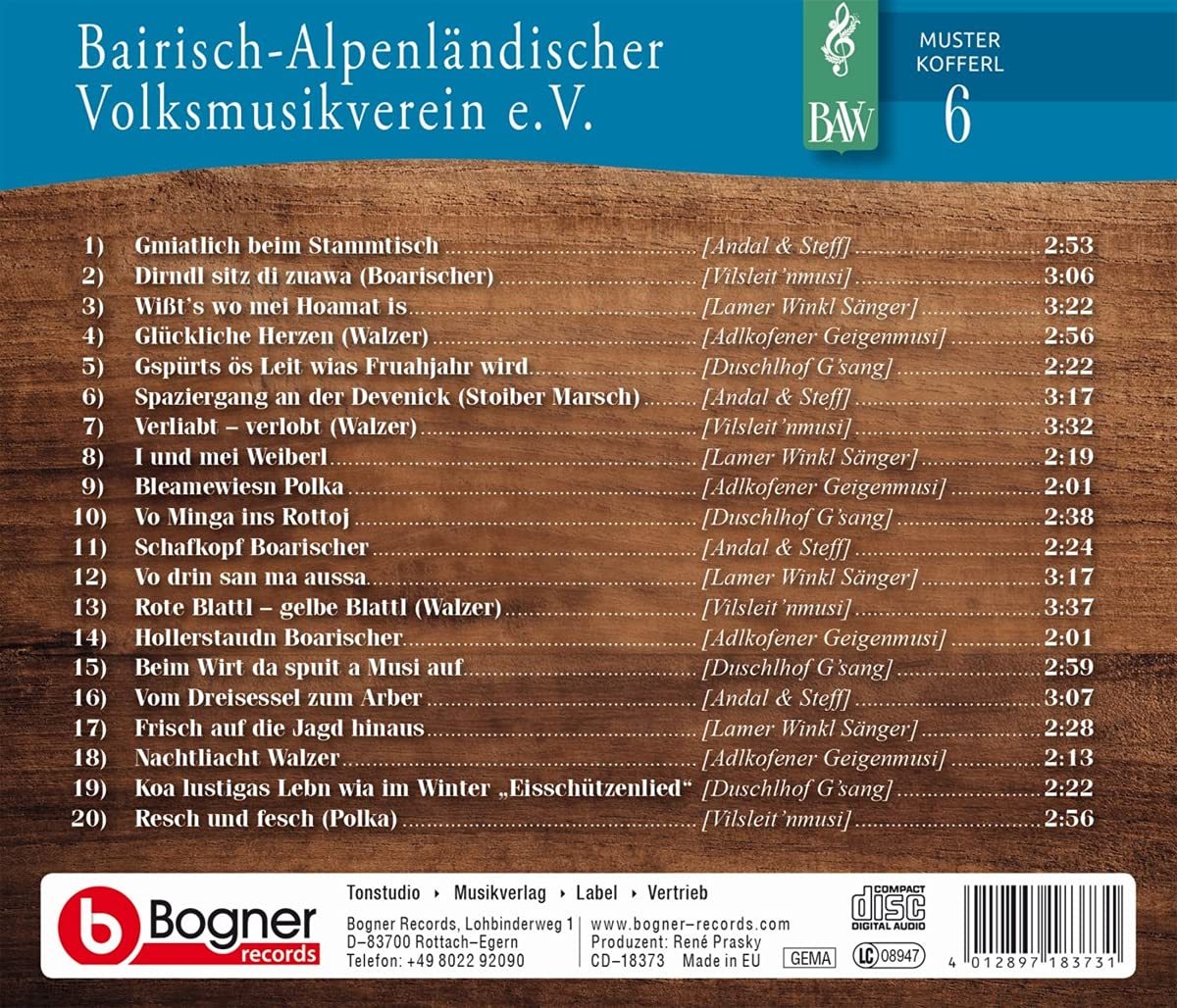 Musterkofferl 6-Beim Wirt Da Spuit...