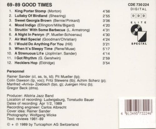 GOOD TIMES, 69-89