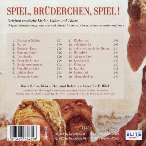 SPIEL, BR?œDERCHEN, SPIEL!