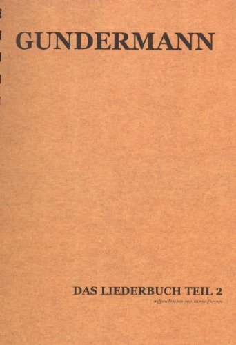 Gundermann, Gerhard - Liederbuch 2