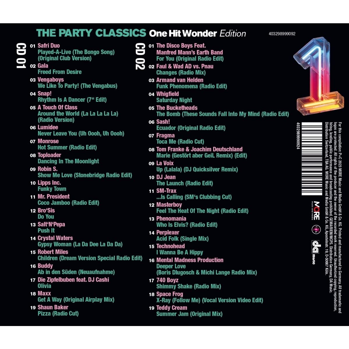 THE PARTY CLASSICS - ONE HIT WONDER EDIT