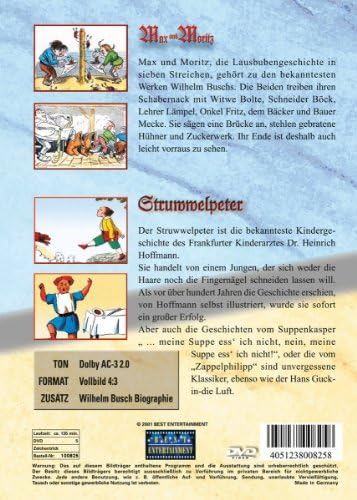 VARIOUS - MAX UND MORITZ/STRUWWELPETER (1 DVD)