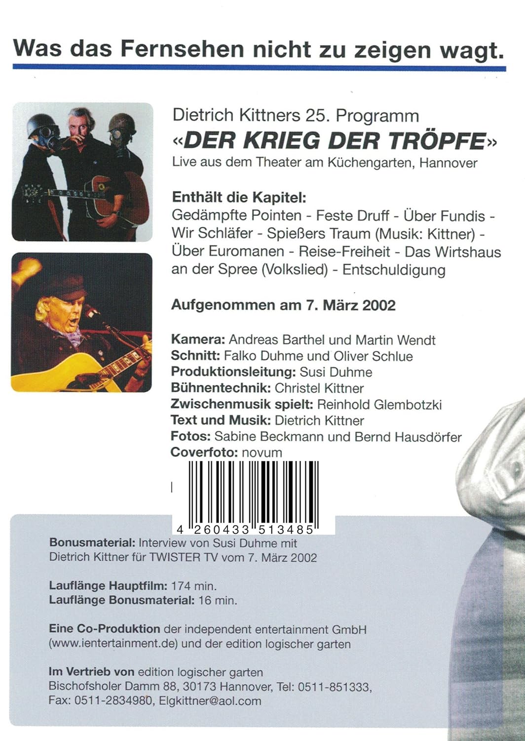 Der Krieg der Tröpfe (ungekürzt)